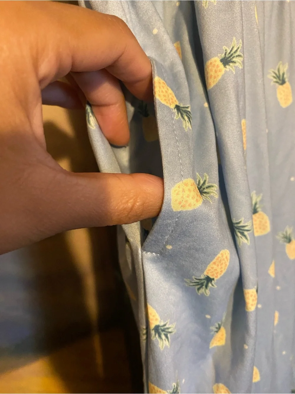 Pineapple Print Ruffle Jumpsuit